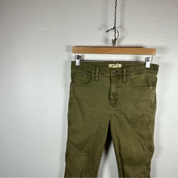 Madewell 10 inch high rise skinny Green Skinny Jeans - Picture 2 of 6